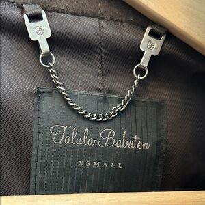 Babaton Wool/Cashmere Coat Made in Canada XS